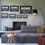 «Home Is Where The Bra Comes Off», affiche en plastique de 8 po x 12 po