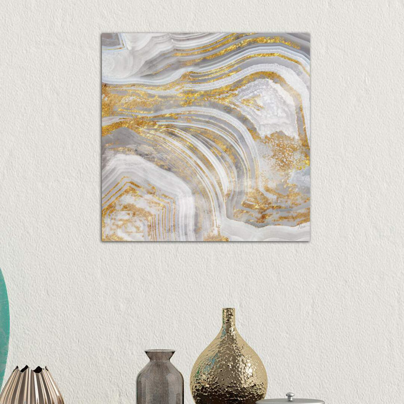 Agate Allure I by Nan - Wrapped Canvas Print, 45.72 cm H x 45.72 cm W x 3.175 cm D