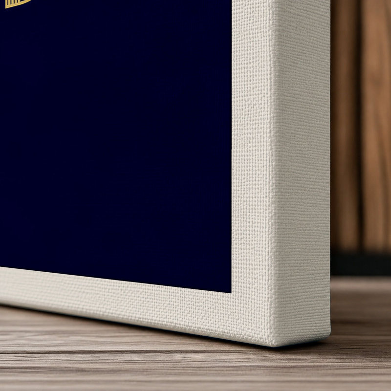 Live Boldly Typography - Wrapped Canvas, 18x12 - 45.7 x 30.5 cm, Cream Border