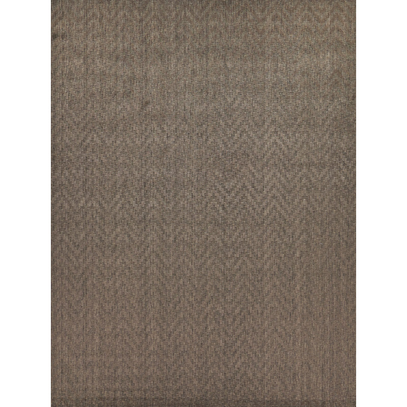 Demani Wool Chevron Area Rug in Flax, Rectangle 10' x 14'