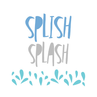 Splish Splash 2 - Wrapped Canvas Print