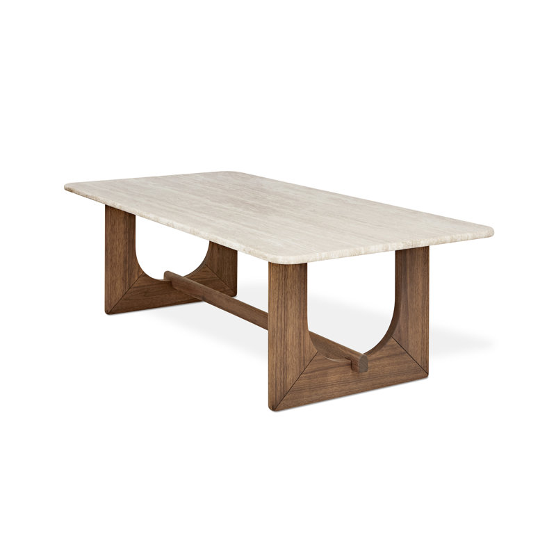 Portico Rectangular Coffee Table, Classic Walnut