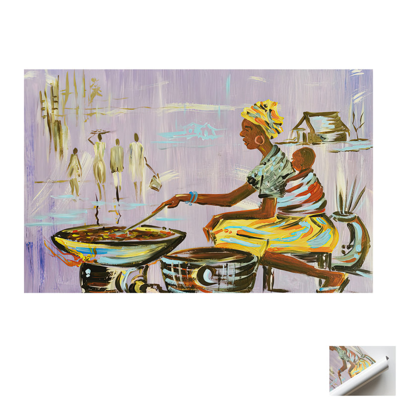 Print on Canvas, 60 cm H x 90 cm W, White Floater Framed