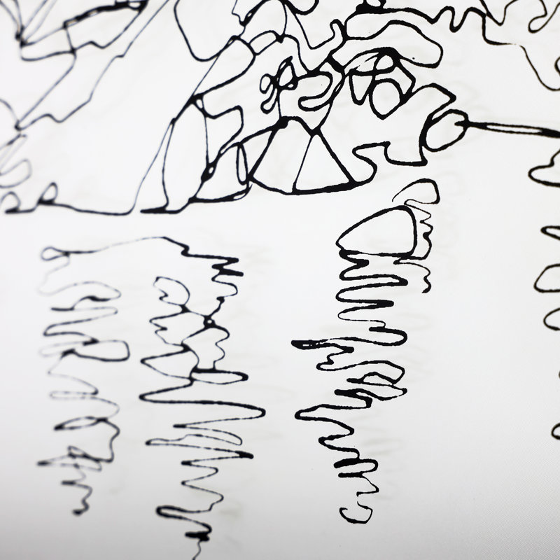 Lignes floues I - art mural