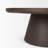 Dark Brown Wood Tapered Drum Nesting Coffee Tables