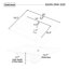 Meuble-lavabo simple 20 po avec comptoir en céramique-107900882