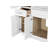 Disar 66' Single Bathroom Vanity With Left Linen Tall Cabinet Dovetail Solid Wood Drawer Carrara Quartz Top-111107837