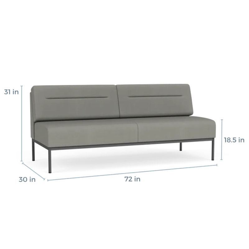 Canapé Darsey, Sans alimentation, Patriot Plus, Gris anthracite
