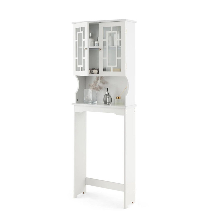 Armoire de rangement pour salle de bain, Blanc