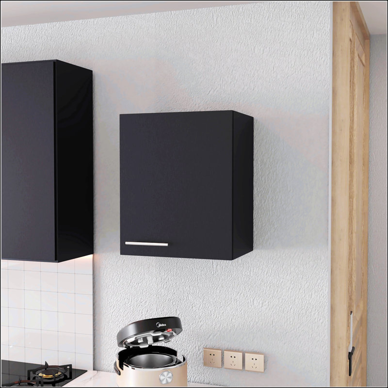 Armoire murale noire