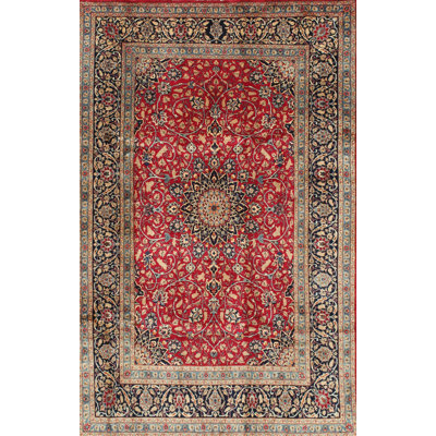 Tapis traditionnel rouge / brun
