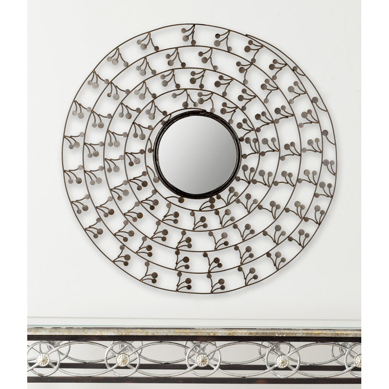 Barnabas Metal Flat Wall Mirror