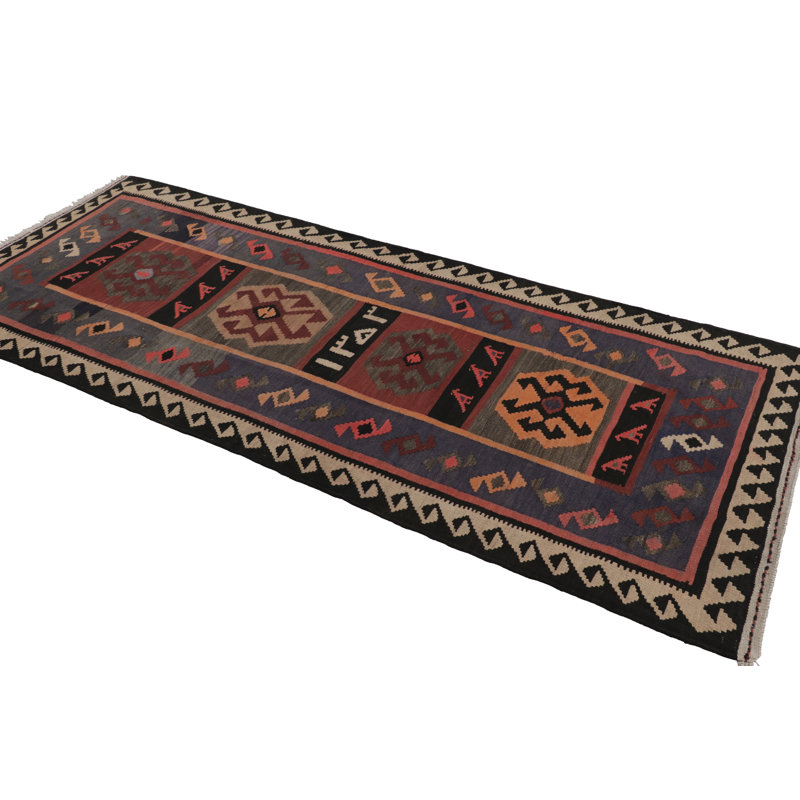 Kilim & Flat Weave One-of-a-Kind 3'6X8'1 Area Rug