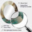 Beige et formes vertes dans la peinture I - Miroir mural moderne beige-2040615940-2028215043
