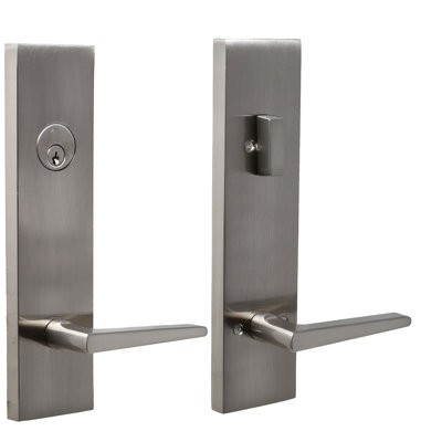 Levers With Deadbolt Reversible Entry Set