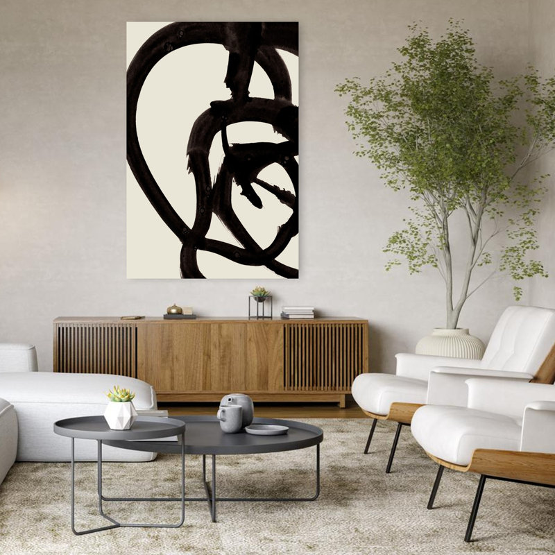 Art contemporain abstrait géométrique contemporain, H 48 po x l 32 po