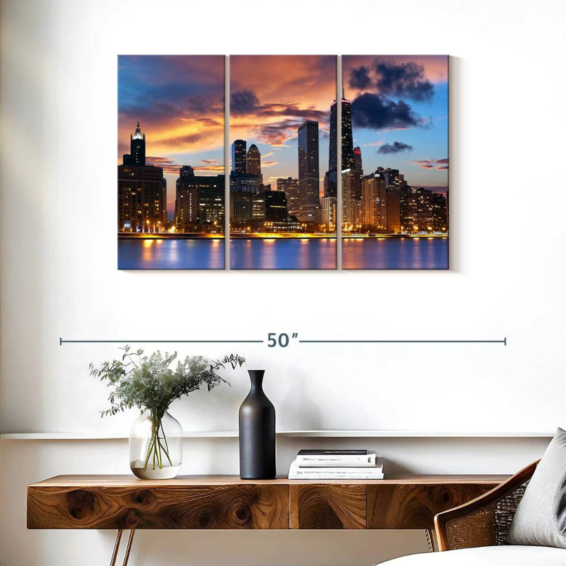 Horizon de Tergel Urban Chicago, H 24 po x l 38 po