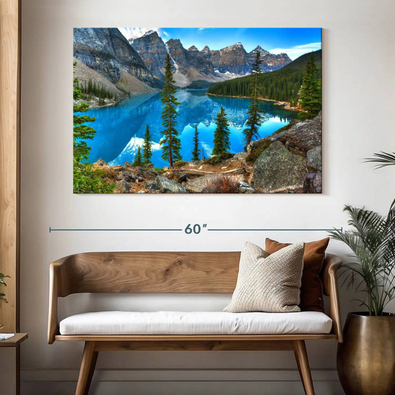 Alvord Moraine In Banff, 34" H x 51" W