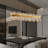 Dimmable Rectangle K9 Crystal Ceiling Light Modern Chandeliers-13959771