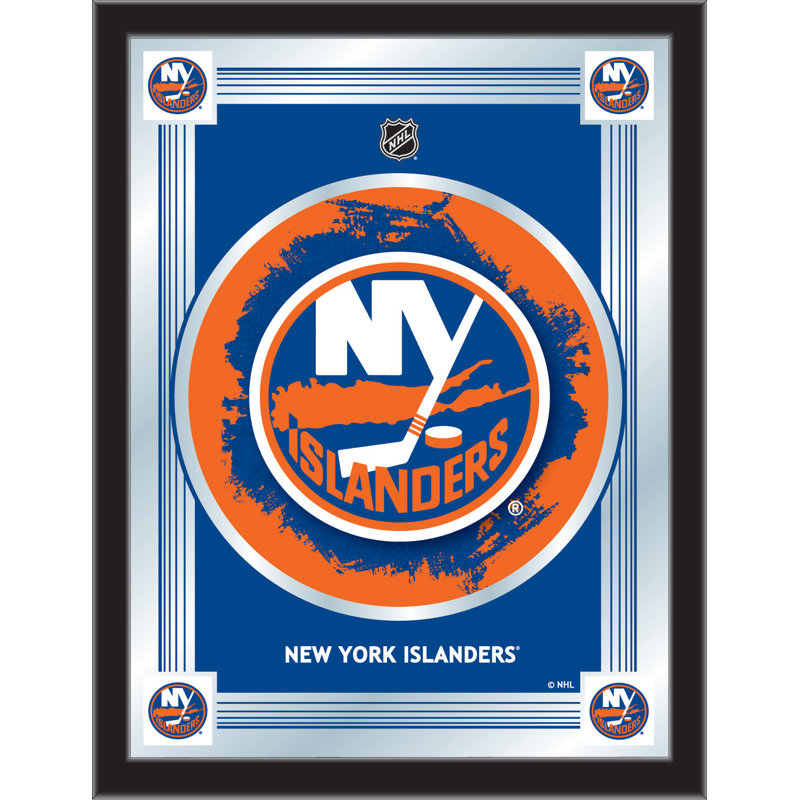 « logo mirror », impression encadrée NHL, New York Islanders