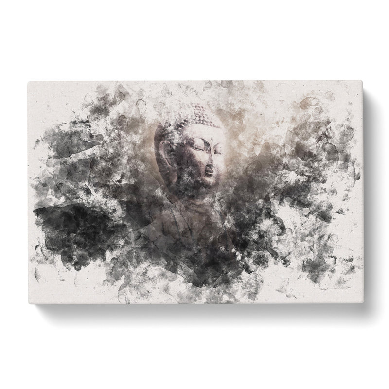 Buddha In A Mist - Wrapped Canvas, 60cm H x 91cm W x 3cm D