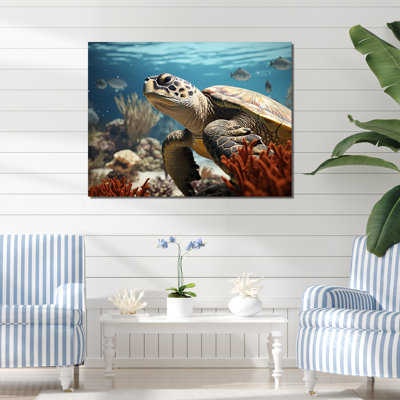 Vie côtière classique sur toile