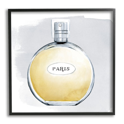 Aquarelle de bouteille de parfum Paris Glam Designer