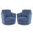 Hasbrouck 32.28'' Wide Upholstered Swivel Accent Chair Armchair-115334313