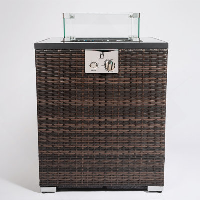 Modern Outdoor Fire Pit Column