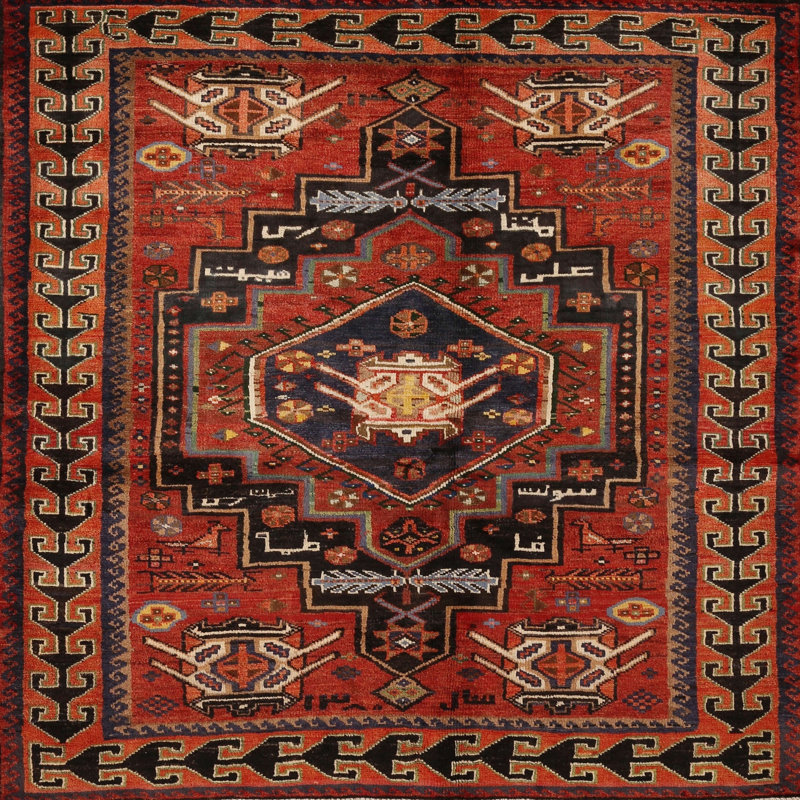 Oriental Indoor Rug, Square 6'