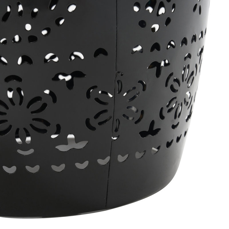 Table d'appoint 12 po LILAC, Noir