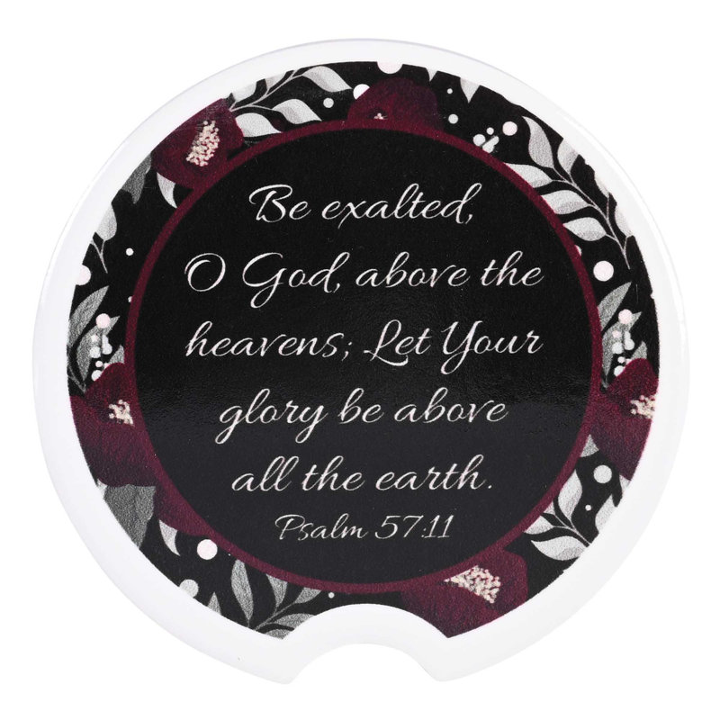 Ceramic Round 2 Piece Car Coaster Set