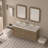 Wall-Mounted Bath Vanity With Engineered Marble Top-1541044793-1541044795