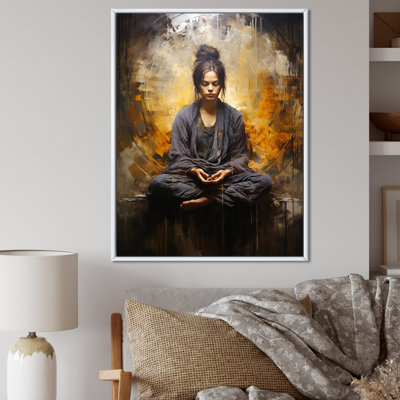 " Black And Gold Yogic Meditation "