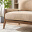 Canapé Mid-Century moderne en velours avec structure en bois massif-957489879