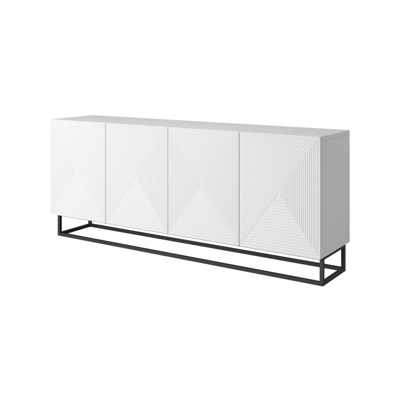 Mehrunisha 200cm Sideboard, White Matte