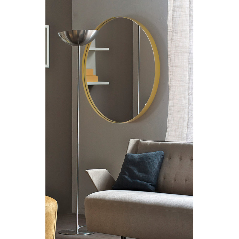 Miroir de salle de bain Birkbeck, Doré, 30 po x 30 po