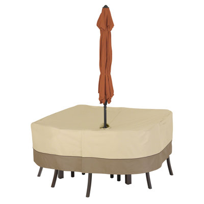 Paulding Water Resistant Patio Dining Set Cover with 3 Years by The Twillery Co.