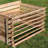 Kymber Easy Fill Wooden Compost Bin Composter 718 Litres
