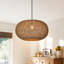 Luminaire suspendu en rotin pour îlot de cuisine Coastal Style-234105882