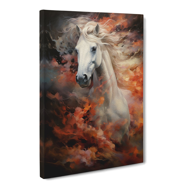 Horse Art Informel Art No.2 - No Frame Print, 50cm H x 35cm W x 3cm D
