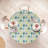 East Urban Home Garden Fitted Round Tablecloth Eggshell and Multicolor-1184693344