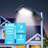 Wagan Outdoor LED Motion Sensor Flood Light with Solar Panels