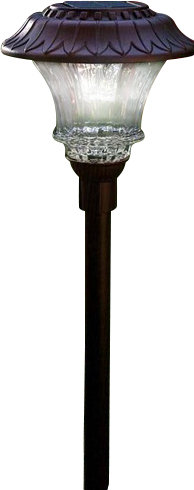 Super-Bright Solar LED Path Lights, Oiled Bronze