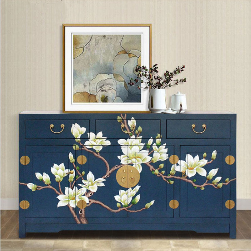 Large-Capacity Painted Sideboard