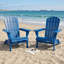 Chaise Adirondack pliante en bois massif avec grain gaufré-1477206566