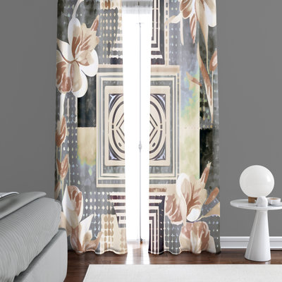 Rideau en polyester Brasure