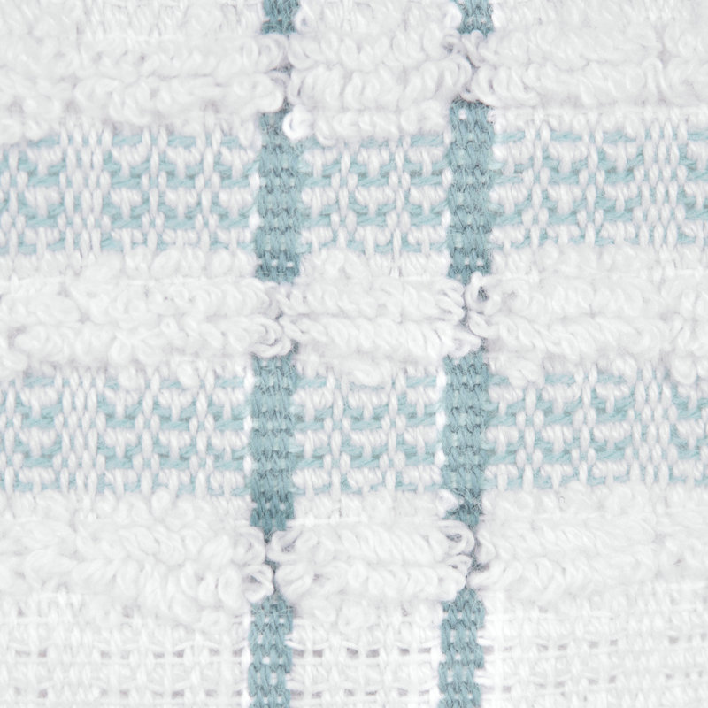 Cotton Plaid Waffle Tea Towel Kitchen Towel, Dew