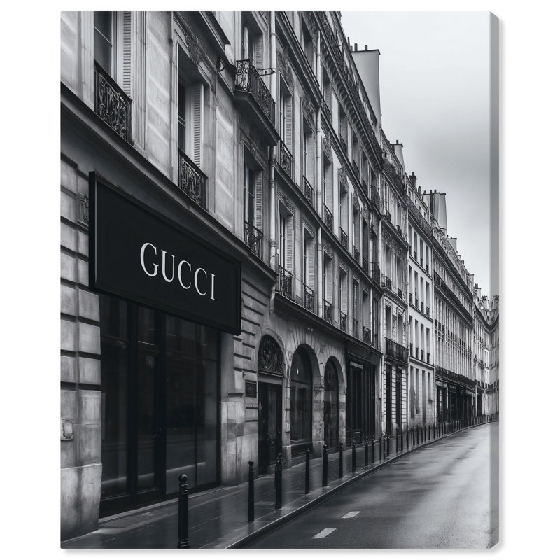 Paris Paris, Toile tendue, H 20 po x l 16 po