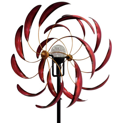 Welles Weather Resistant Metal Abstract Rotator